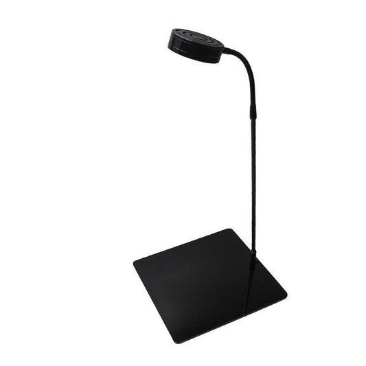 Black Nano Aquarium & Terrarium 9W LED Adjustable Light - Castle Dawn Aquatics