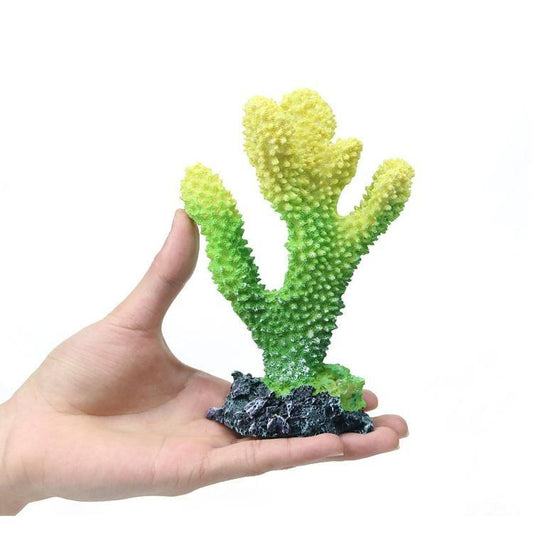 Eco-friendly Artificial Medium Green Coral Reef Decoration - Castle Dawn AquaticsAquarium Decor