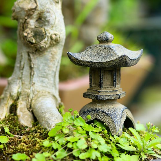 Pagode Miniature Jardin Zen MAGICLULU - Décoration Aquarium, Terrarium, Bonsaï - 11