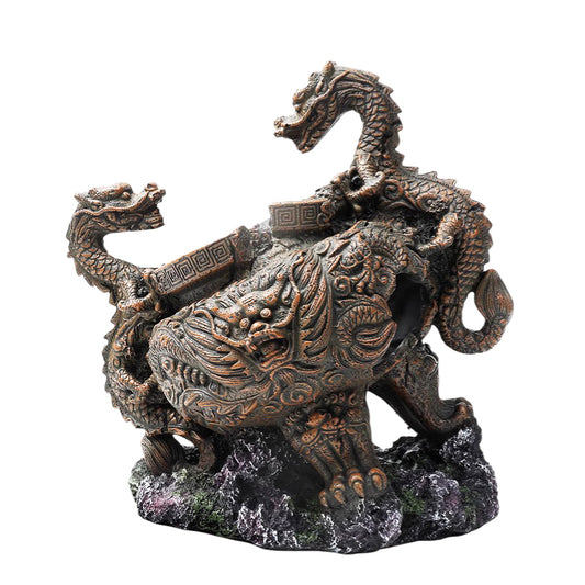Ancient Dragon Pot Hideaway Decoration