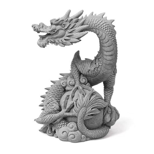 Large Stone Dragon Guardian