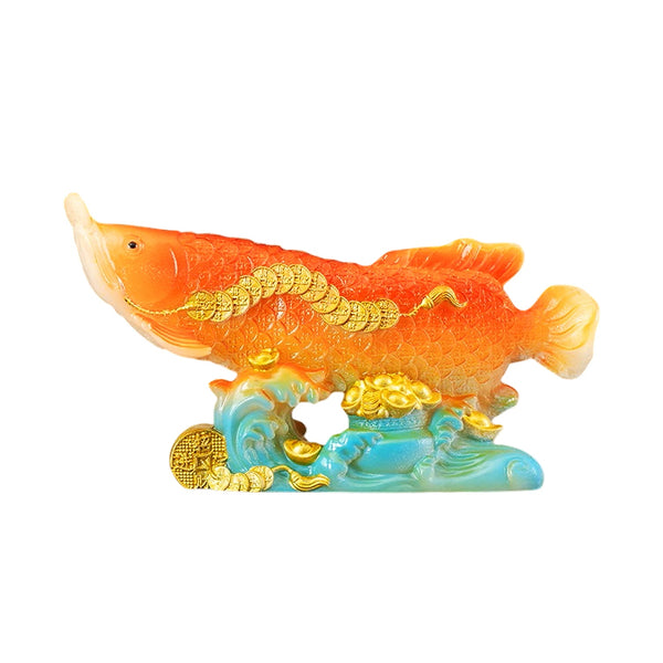 Castle Dawn Aquatics Colour Changing Lucky Arowana Tea Pet Fishkeeper Gift