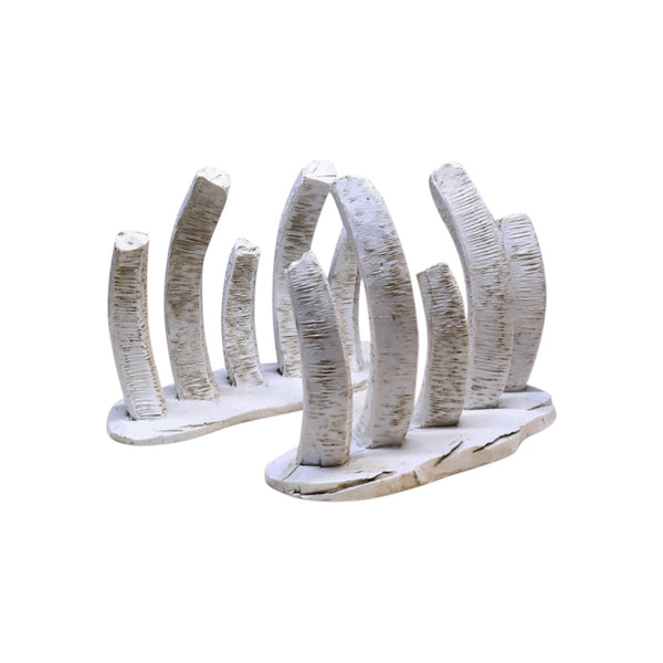 Dinosaur Dragon Bones Aquarium Decoration – Rib Cage Fossil Ornament Set