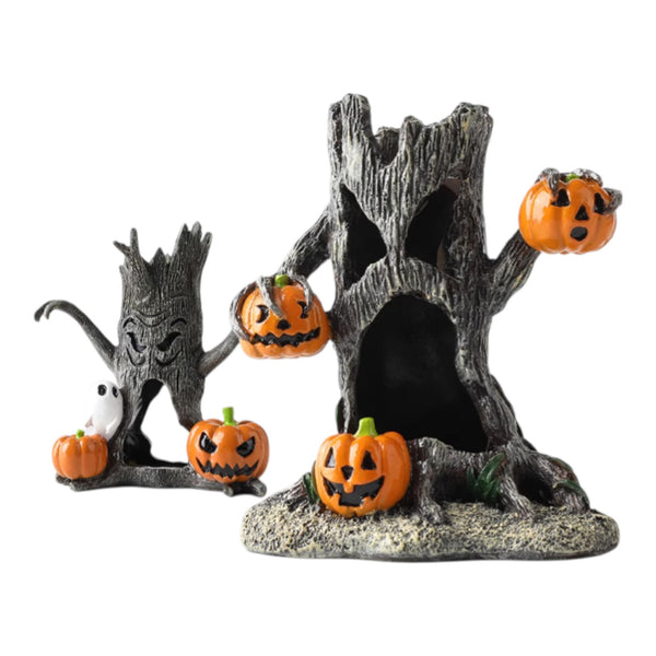 Halloween Horror Haunted Tree Aquarium Fish Tank Decoration