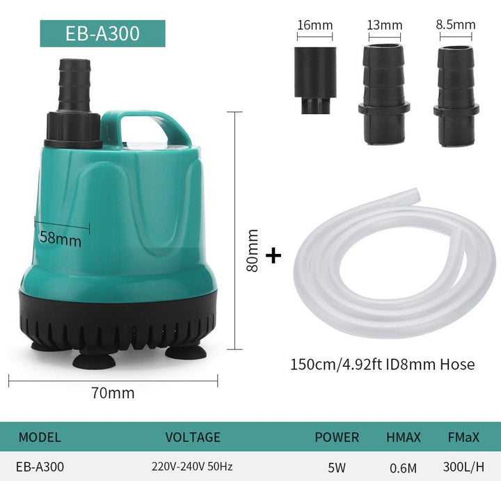 CDA Basics Aquarium Submersible Pump - Castle Dawn Aquatics