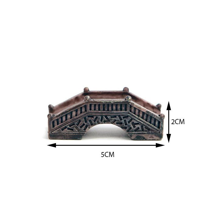 Chinese Style Mini Bridge Ornament - Castle Dawn Aquatics