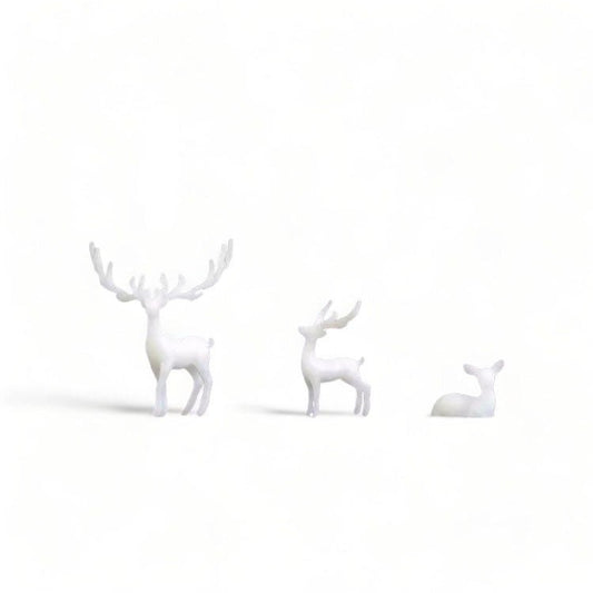 Mini Stag and Fawn Patronus Charm Set of 3 - Castle Dawn Aquatics