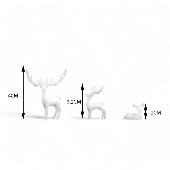 Mini Stag and Fawn Patronus Charm Set of 3 - Castle Dawn Aquatics