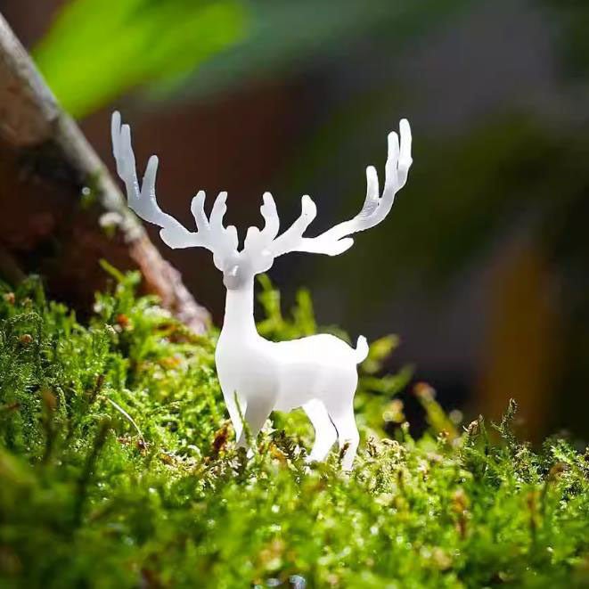 Mini Stag and Fawn Patronus Charm Set of 3 - Castle Dawn Aquatics