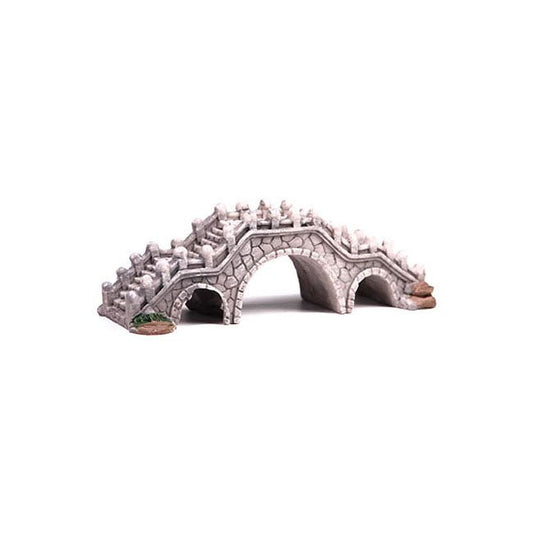 Miniature Stone Bridge Ornament - Castle Dawn Aquatics