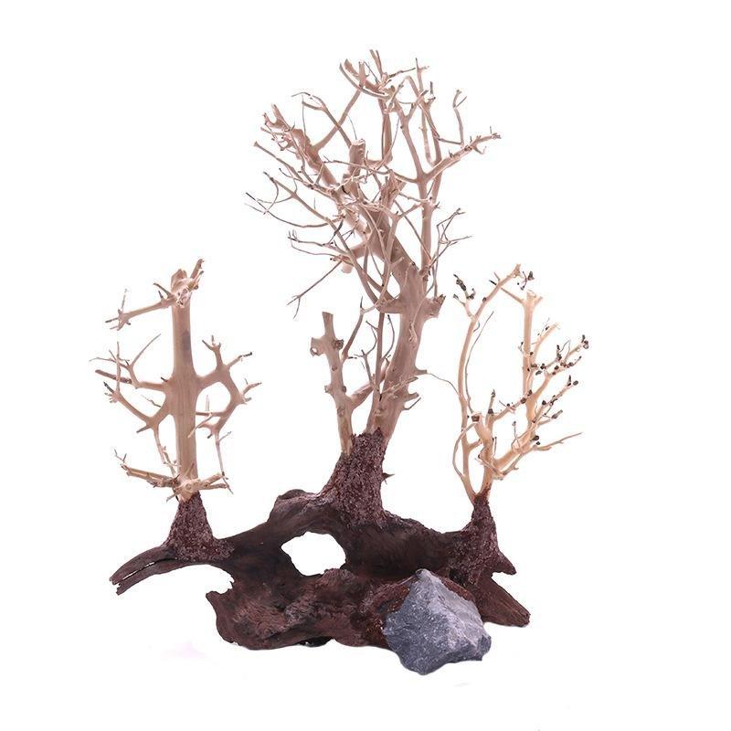 Natural Pre-Made Drift Wood Moss Trees - Castle Dawn AquaticsHardscape Materials