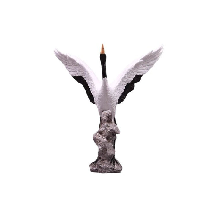 Small Red-Crowned Crane Ornament Set of 2 - Castle Dawn Aquatics