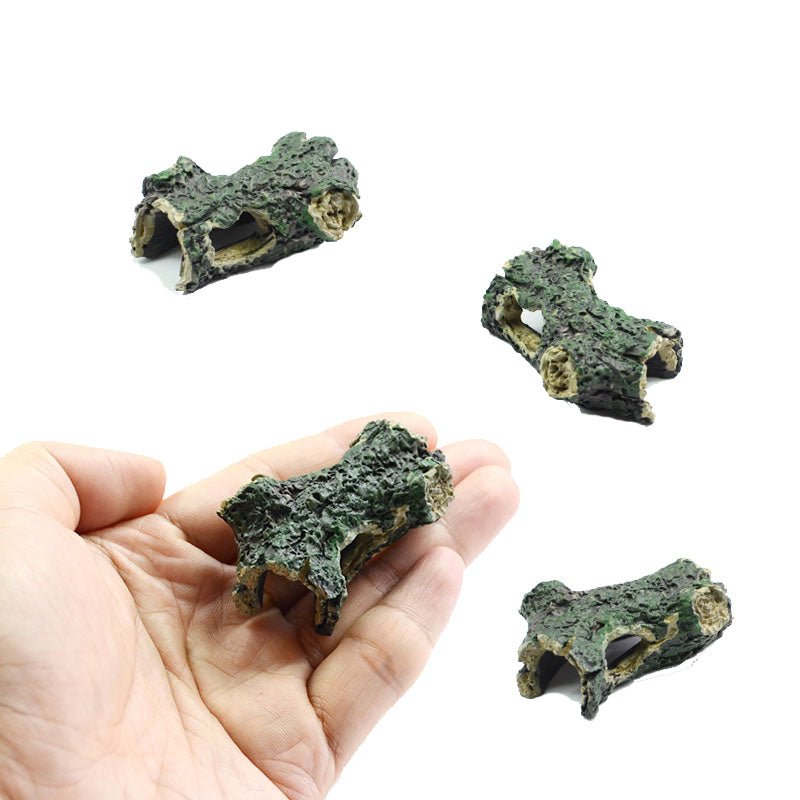4 Piece Set of Mini Wood Ornaments - Castle Dawn Aquatics