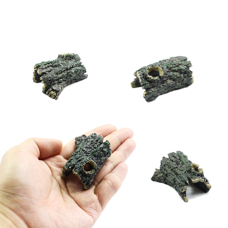 4 Piece Set of Mini Wood Ornaments - Castle Dawn Aquatics