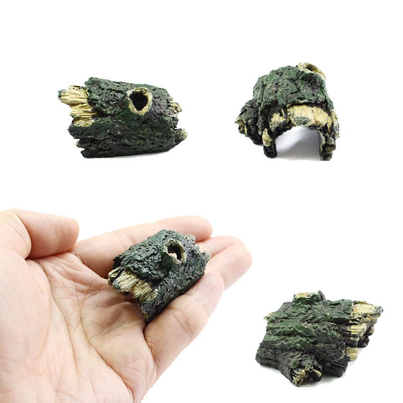 4 Piece Set of Mini Wood Ornaments - Castle Dawn Aquatics