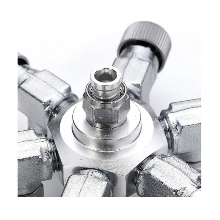 6 Way CO2 Distributor Splitter Regulator Check Valve - Castle Dawn AquaticsAquatic Aquarium Plant Care CO2 equipment