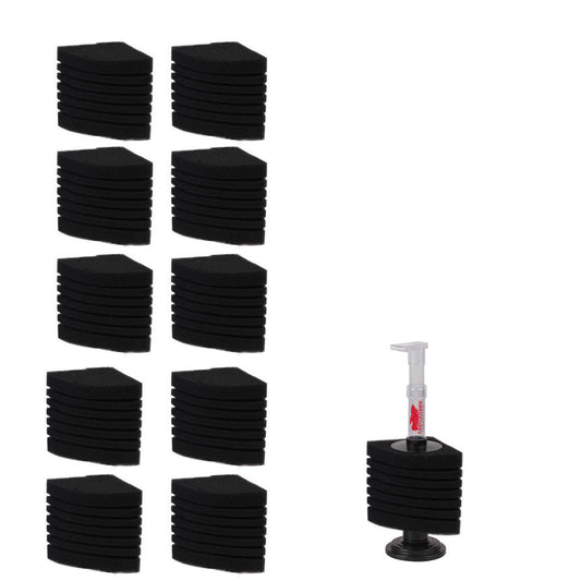 Aquarium Corner Bio Sponge Filter Replacement Sponges XY-2892 Pack of 10