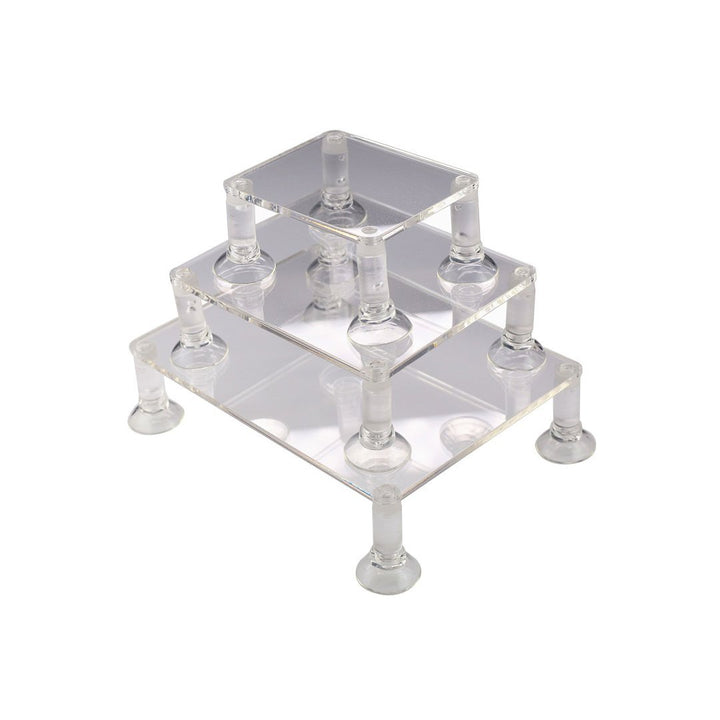 fish filter accessories Aquarium Filter Accessories: Acrylic Submersible Filter Pump Stand 16 x 12 x 3.5 cm (L*W*H) Large Acrylic Stand