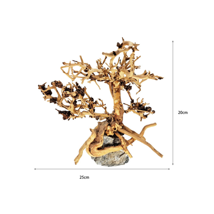 Aquarium Bonsai Tree ''Juniper'' Driftwood - Small - Castle Dawn Aquatics