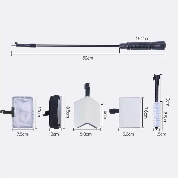 Aquarium Cleanging Tool, 6 in 1 Aquarium Cleaning Kit - Castle Dawn AquaticsAquarium Aquascaping Accessories Tools