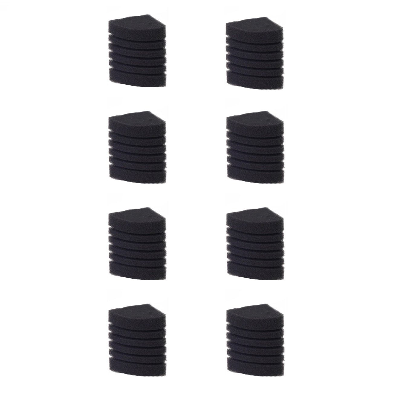 Aquarium Corner Bio Sponge Filter Replacement Sponges XY-2891 Pack of 10 - Castle Dawn Aquatics