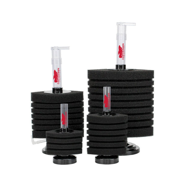 Aquarium Corner Bio Sponge Filters Up To 80 Litres - Castle Dawn Aquatics