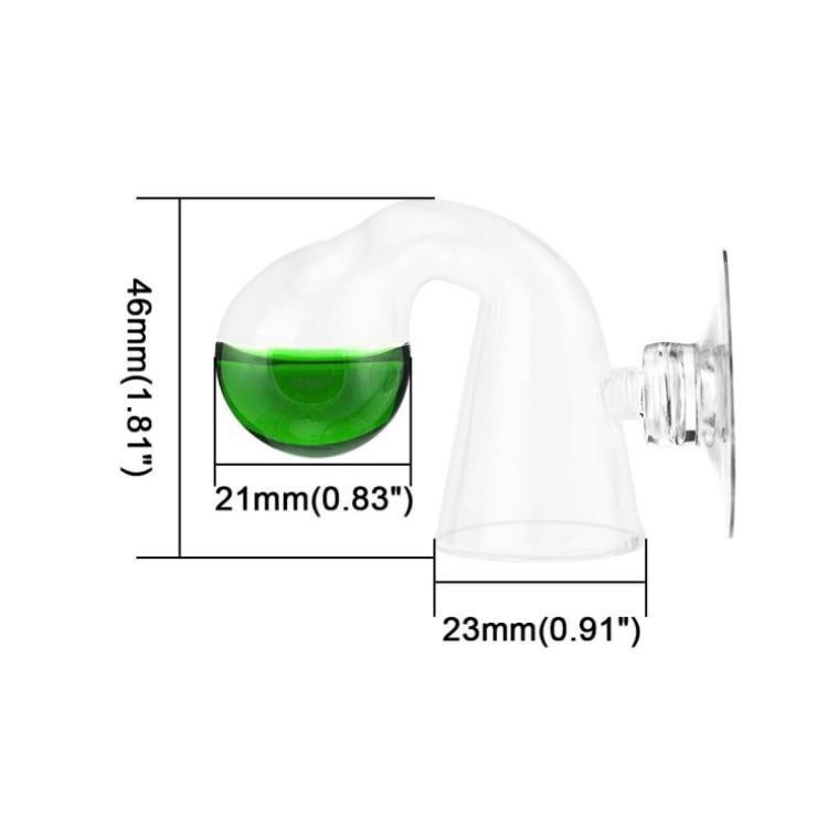 CO2 Accessories:: Aquarium Glass Co2 Drop Checker + 4dkh/PH Solution –  Castle Dawn Aquatics