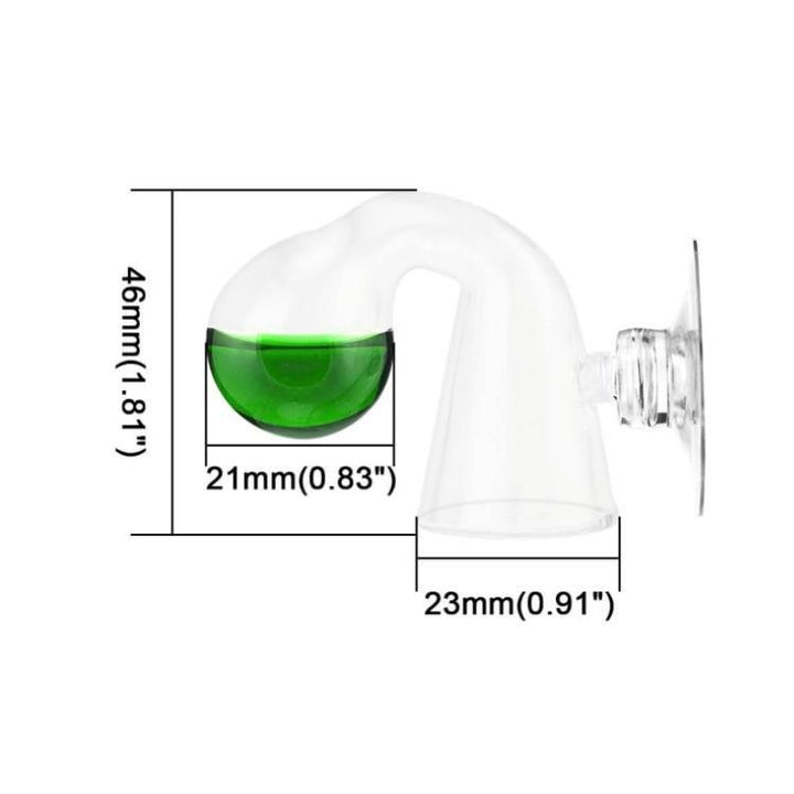 Aquarium Large Glass Co2 Drop Checker with 4dkh/PH Solution - Castle Dawn AquaticsAquatic Aquarium Plant Care CO2 equipment