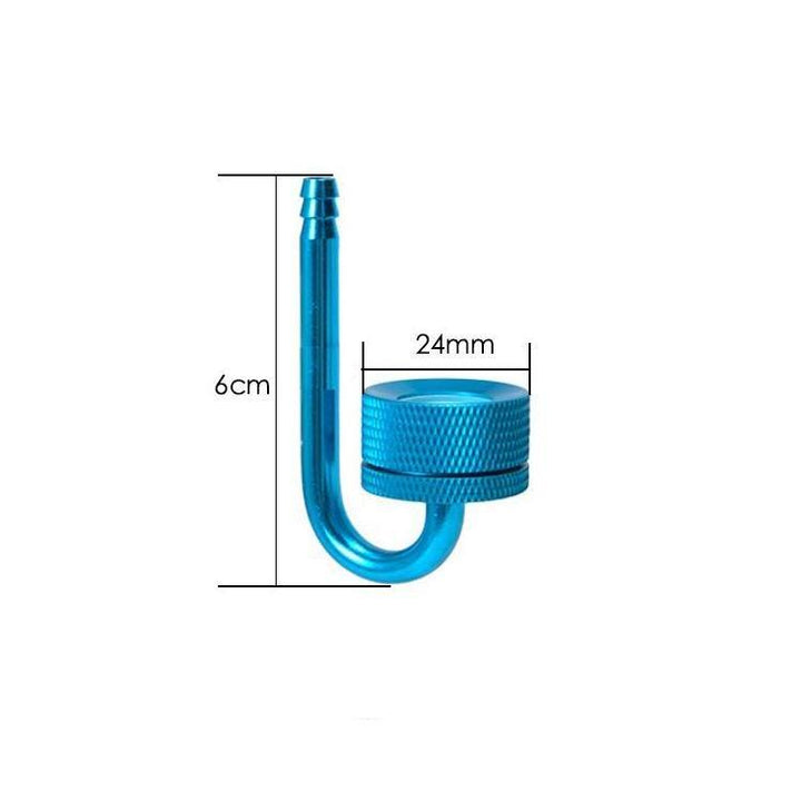 Aquarium Small Alloy Multicolour CO2 Ceramic Disk Diffuser - Castle Dawn AquaticsAquatic Aquarium Plant Care CO2 equipment