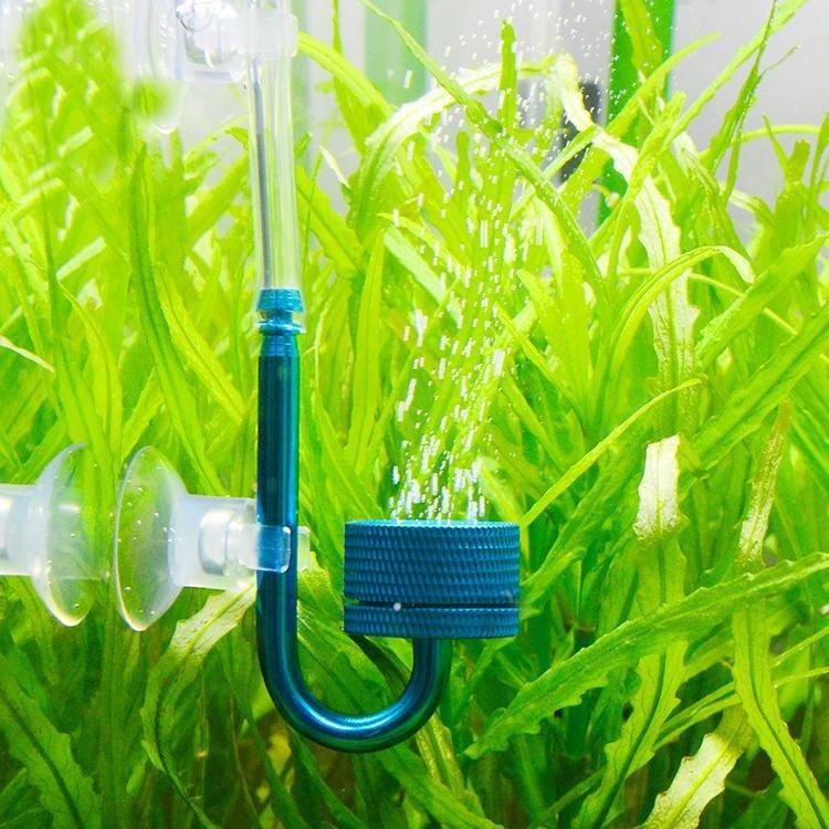 Aquarium Small Alloy Multicolour CO2 Ceramic Disk Diffuser - Castle Dawn AquaticsAquatic Aquarium Plant Care CO2 equipment