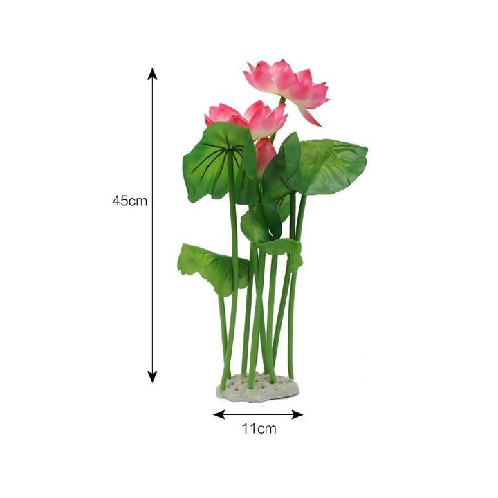 Artificial Aquarium Extra Large Plastic Silk Lilly Plant - Castle Dawn AquaticsArtificial Aquarium Plastic Fish Tank Plants