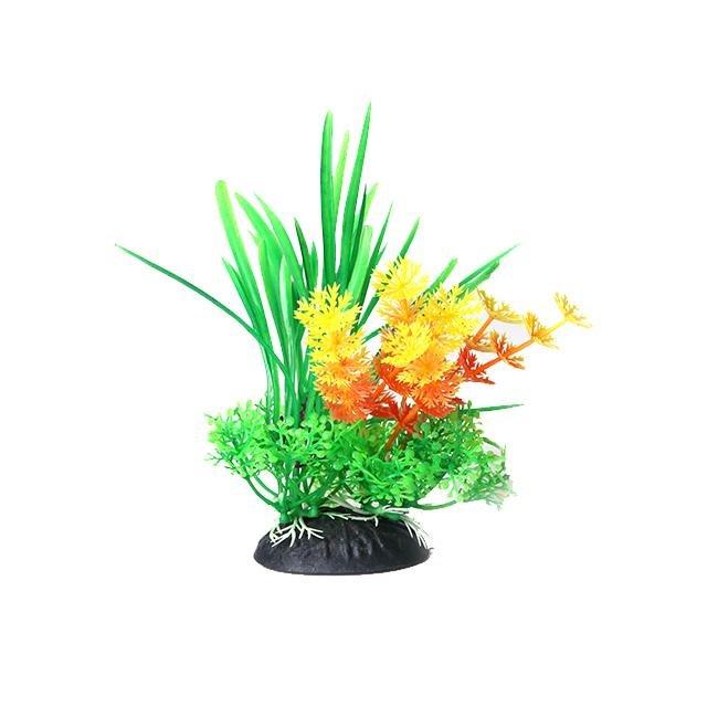 Artificial Small Plastic Yellow Green Cabomba Vallis Plant - Castle Dawn AquaticsArtificial Aquarium Plastic Fish Tank Plants