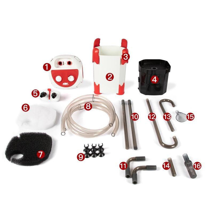 Castle Dawn Aquatics Auto Prime External Perfomance Canister Filter - Castle Dawn AquaticsAquarium Fish Tank Filter And Pumps