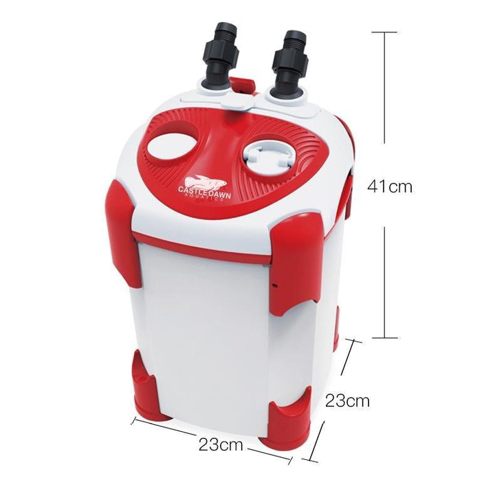 Castle Dawn Aquatics Auto Prime External Perfomance Canister Filter - Castle Dawn AquaticsAquarium Fish Tank Filter And Pumps