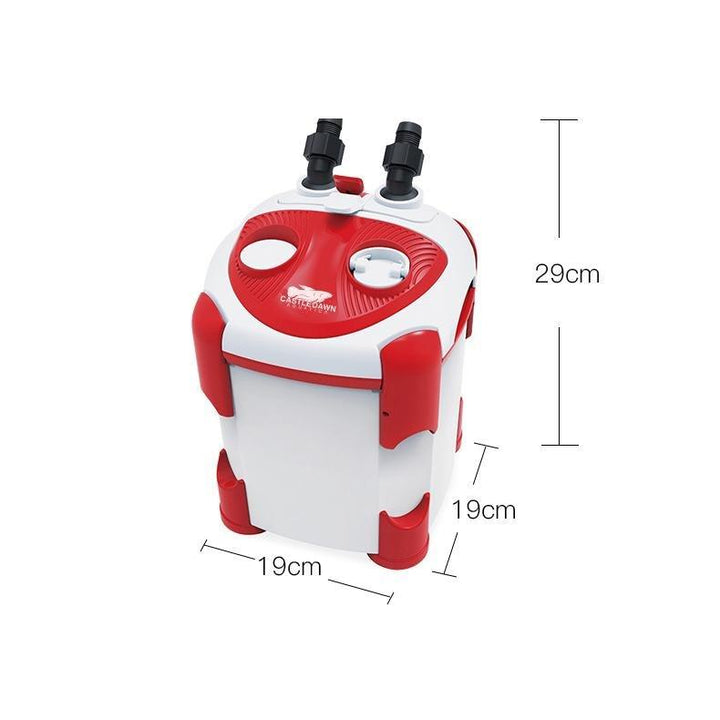 Castle Dawn Aquatics Auto Prime External Perfomance Canister Filter - Castle Dawn AquaticsAquarium Fish Tank Filter And Pumps