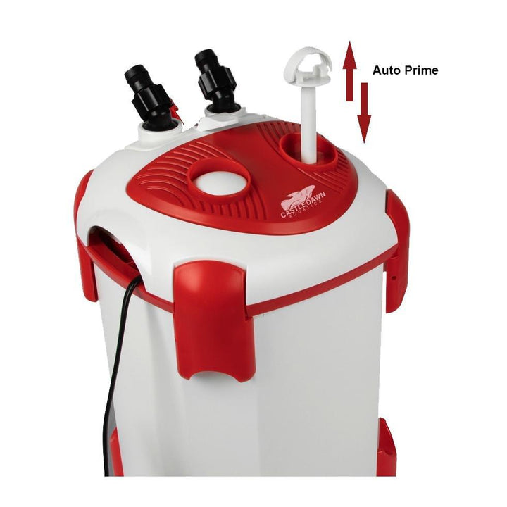 Castle Dawn Aquatics Auto Prime External Perfomance Canister Filter - Castle Dawn AquaticsAquarium Fish Tank Filter And Pumps