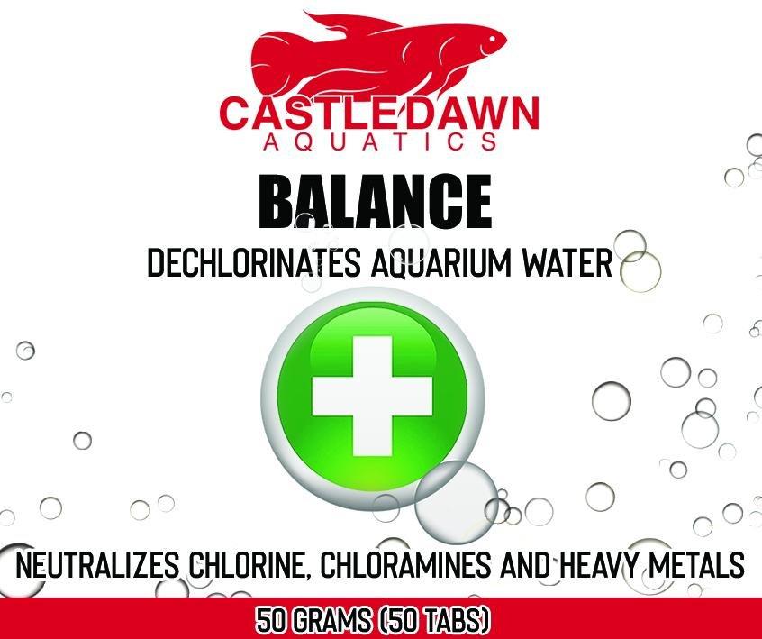 Castle Dawn Aquatics BALANCE Aquarium Dechlorinator Tabs - Castle Dawn AquaticsWater Care