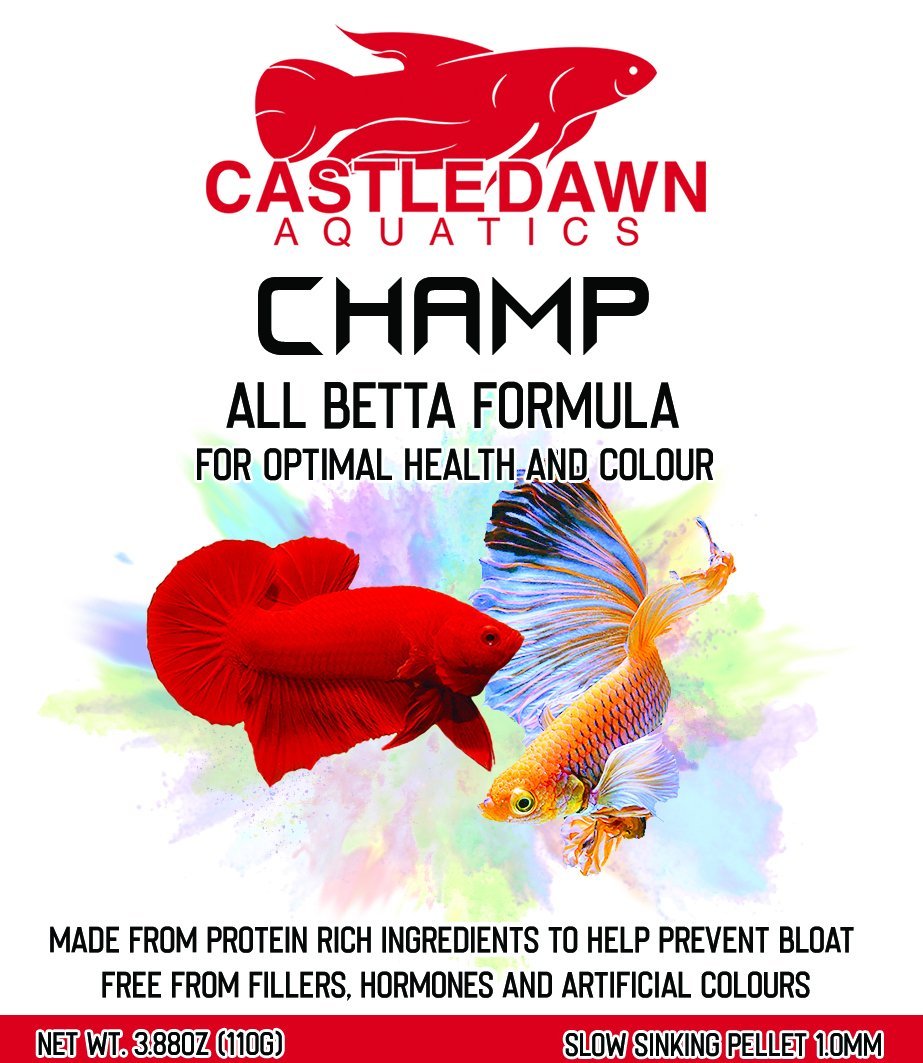 Castle Dawn Aquatics CHAMP Betta Formula Slow Sinking Granules - Castle Dawn AquaticsFish Food