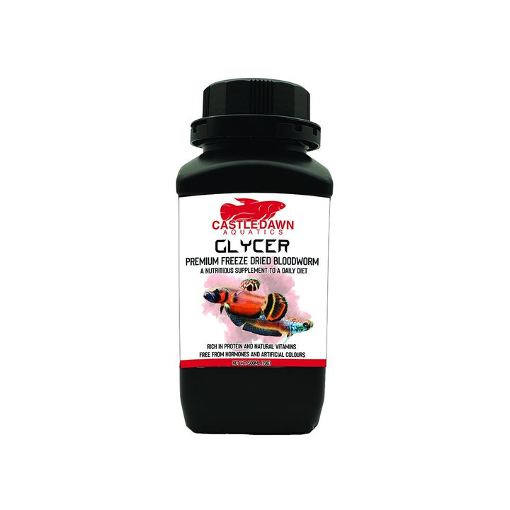 Castle Dawn Aquatics GLYCER Premium Freeze Dried Bloodworm - Castle Dawn AquaticsFish Food