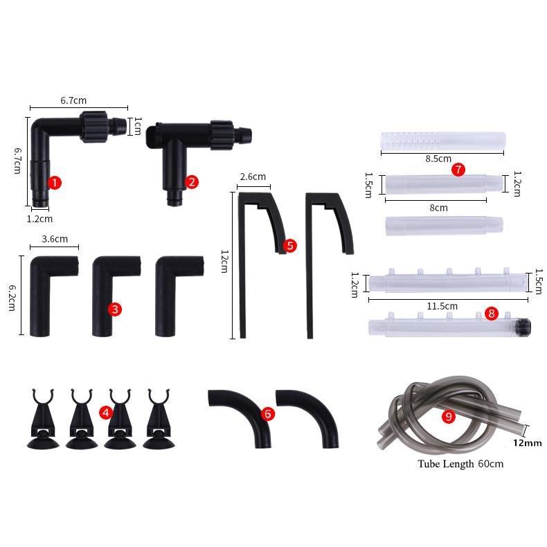 Castle Dawn Aquatics Hang On Back External Compact Canister Filter - Castle Dawn AquaticsAquarium Fish Tank Filter And Pumps