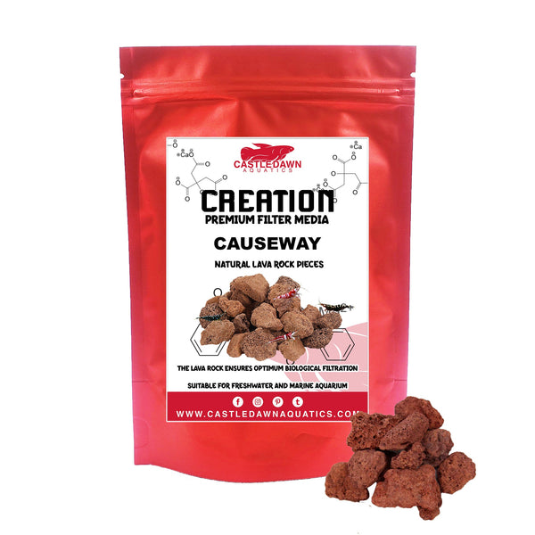 CAUSEWAY Lava Rock Filter Media 1kg - Castle Dawn Aquatics