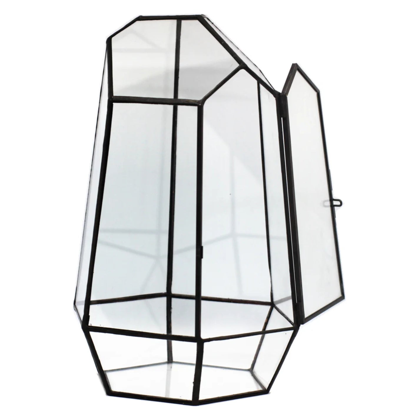 CDA Geometric Glass Open Terrarium - Castle Dawn Aquatics