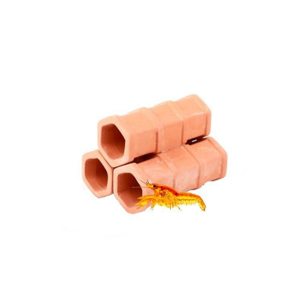 Ceramic Multi-Function Dwarf Crayfish Shelter Spawning Breeding Tube Cave - Castle Dawn AquaticsAquarium Decor