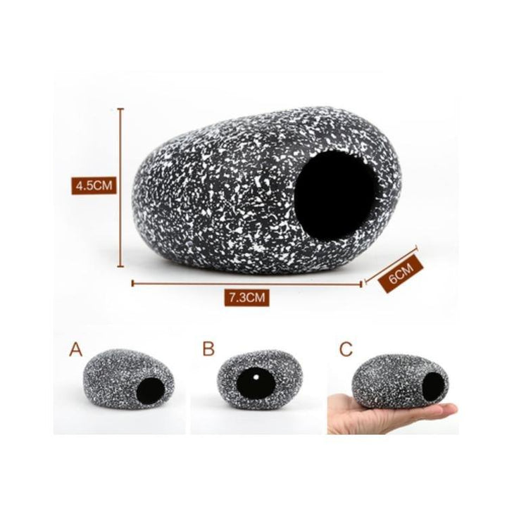 Ceramic Resin Aquarium Decoration Cichlid Swim Through Rock Hideout - Castle Dawn AquaticsAquarium Decor