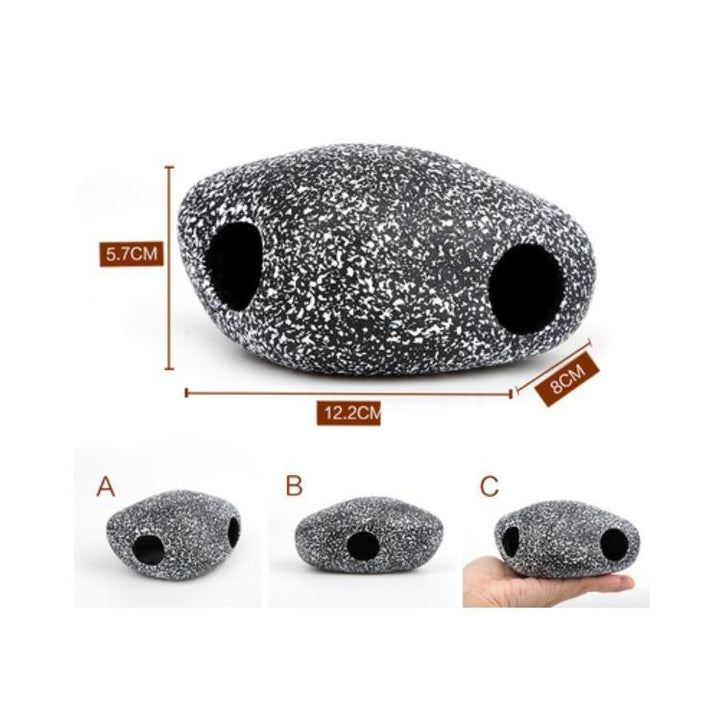 Ceramic Resin Aquarium Decoration Cichlid Swim Through Rock Hideout - Castle Dawn AquaticsAquarium Decor