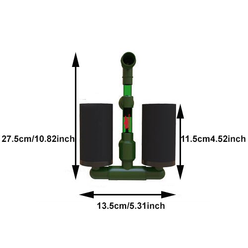 Double 7-layer Bio Sponge Filter for up to 50 Litres - Castle Dawn Aquatics