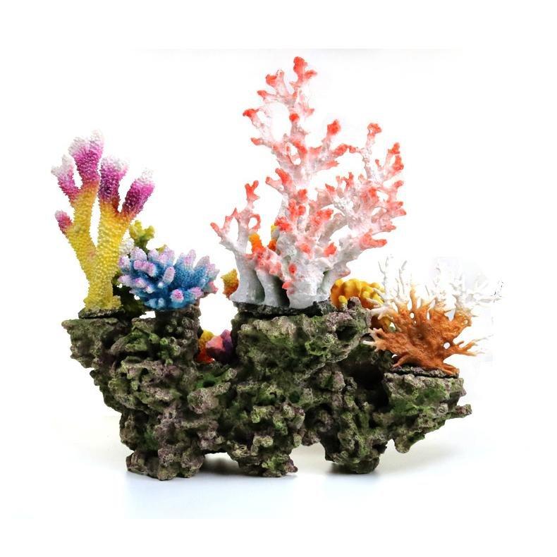 Eco-friendly Aquarium Artificial Extra Large Coral Reef Decoration Full Set of 3 - Castle Dawn Aquatics