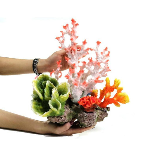 Eco-friendly Artificial Small Coral Reef Decoration Complete Set - Castle Dawn AquaticsAquarium Decor