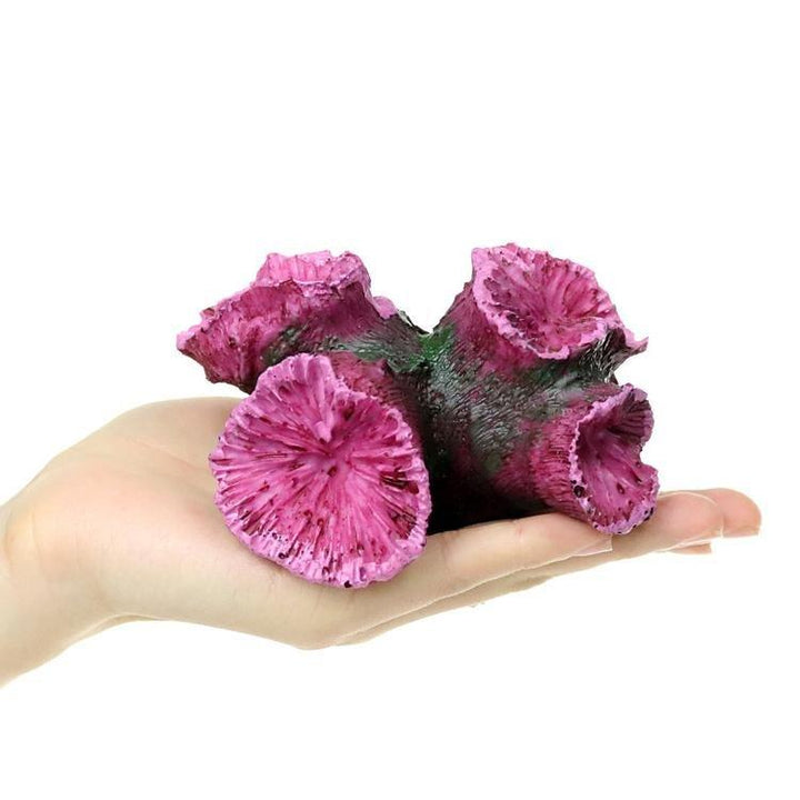 Eco-friendly Artificial Small Purple Hard Coral Reef Decoration - Castle Dawn AquaticsAquarium Decor