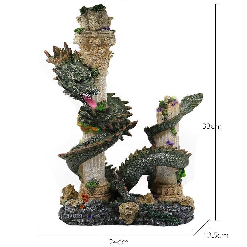 Extra Large Chinese Fuzanglong Dragon - Castle Dawn AquaticsAquarium Decor